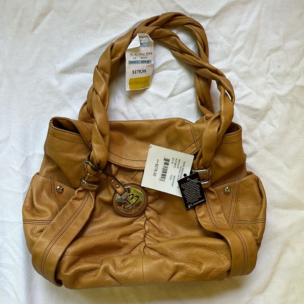 NWT Y2K Leather hobo bag